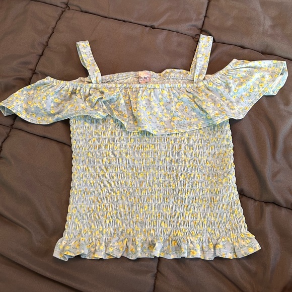 Blue Crop Top - Picture 1 of 2